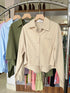 WANWAN Ladies Long Sleeves Crop Shirts